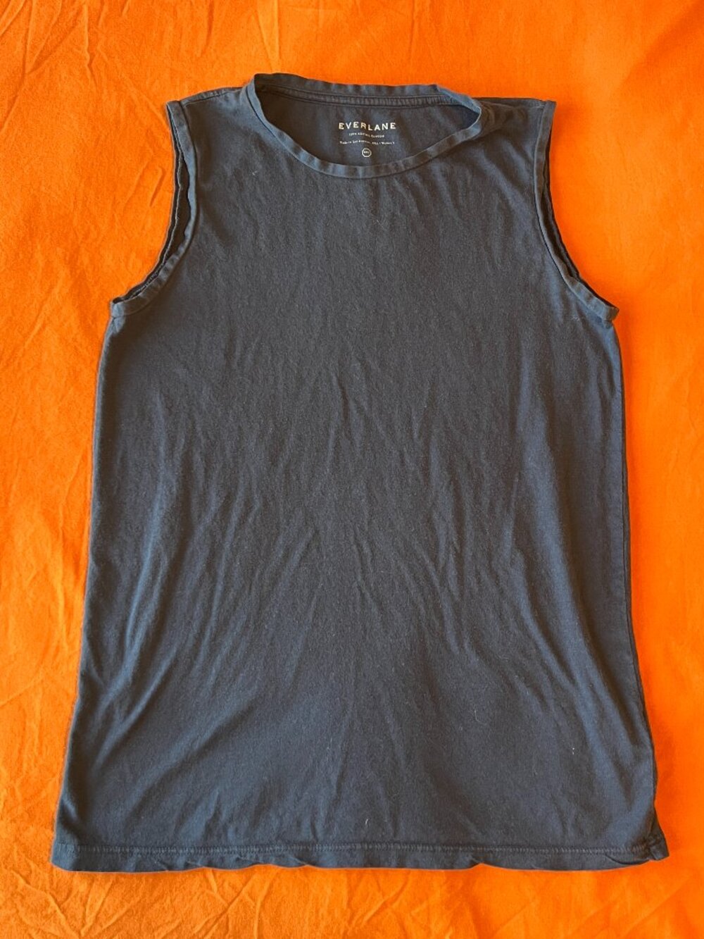 XXS - Everlane Navy Blue Tank - 100% Cotton